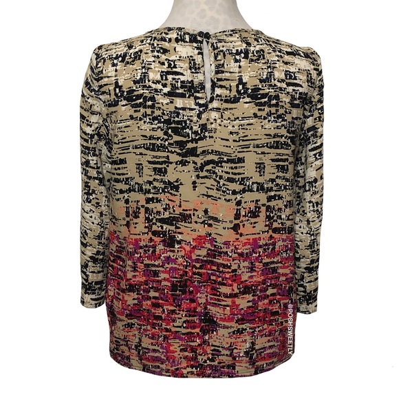 Ombré Printed Blouse - Picture 4 of 8